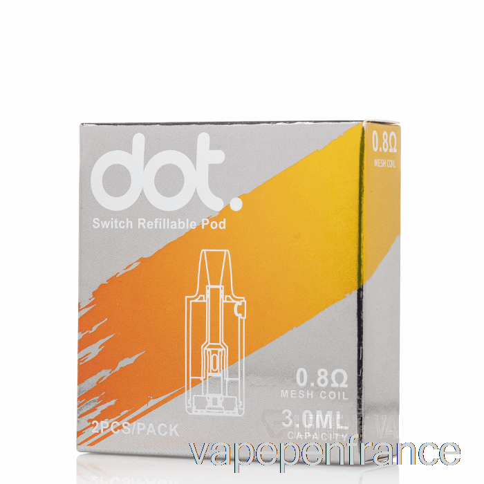 Dosettes De Remplacement De Commutateur Dotmod Dosettes De 0,8 Ohm Stylo Vape